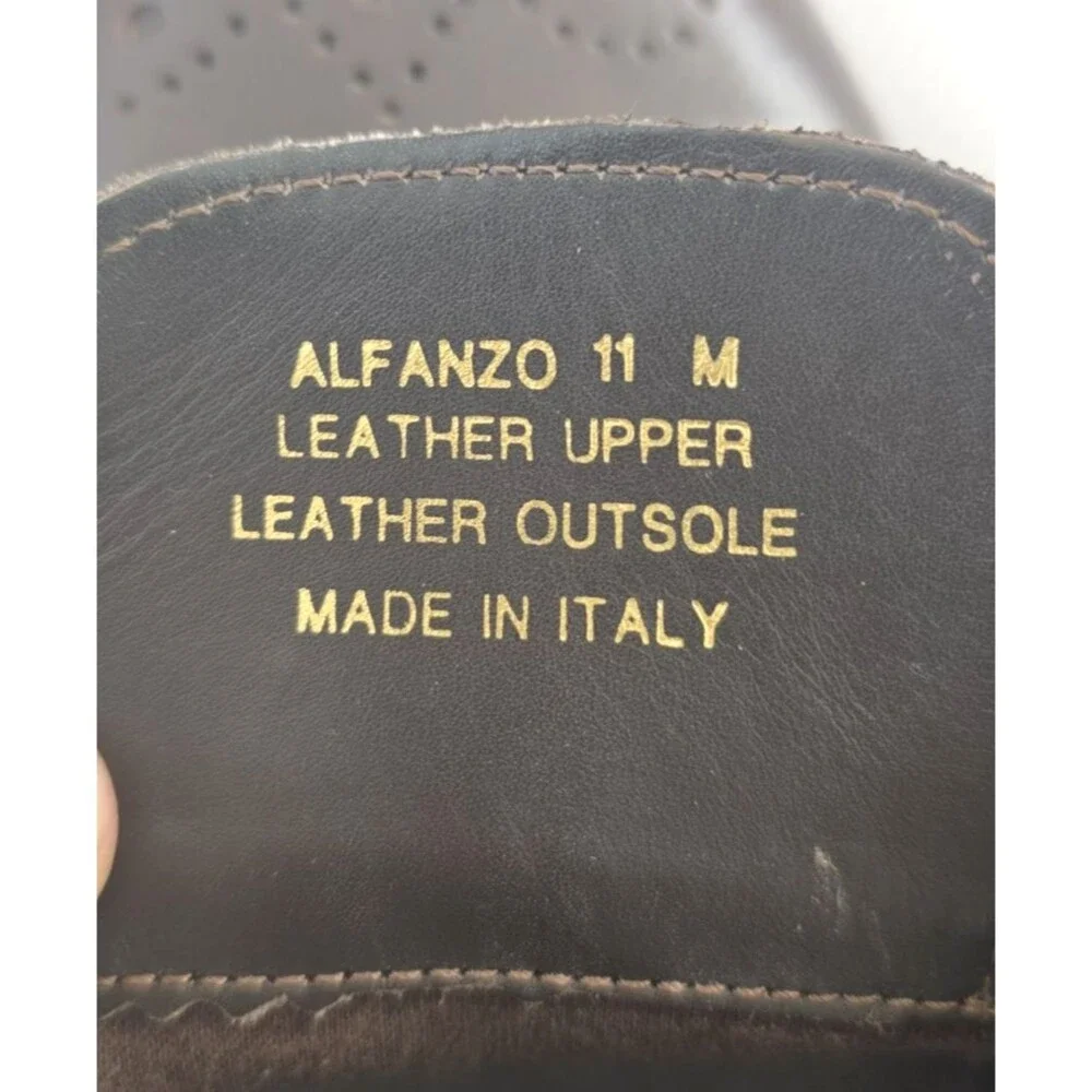 👞 Bruno Magli Alfanzo Shoes – Men's 11M – Dark Brown Monk Strap – Italy Leather